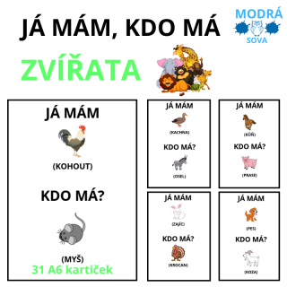 Já mám, kdo má ZVÍŘATA 